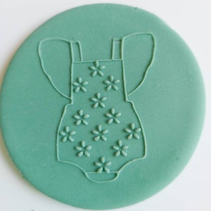 Baby Romper Cookie Embosser | Baby Shower Cookie Embosser | fondant Stamp| Gender Reveal Cookie Stamp | Cookie Embosser | Cupcake Embosser