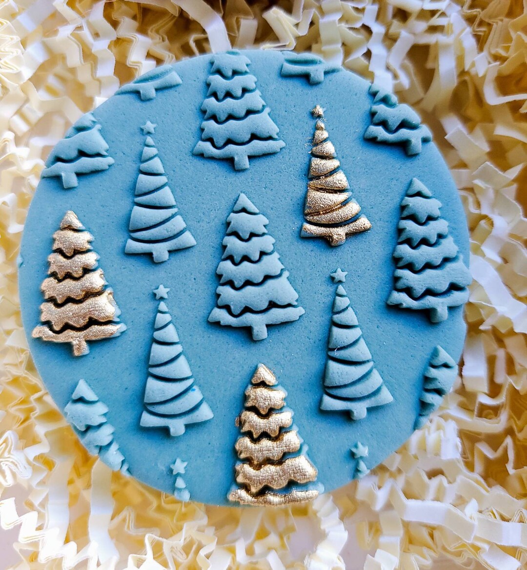 christmas-tree-pattern-fondant-stamp-merry-christmas-stamp-etsy