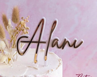 Custom Name Cake Topper | Topper Cake | Personalized Cake Topper | Birthday Cake Topper | Wedding Cake Topper | Cake Topper