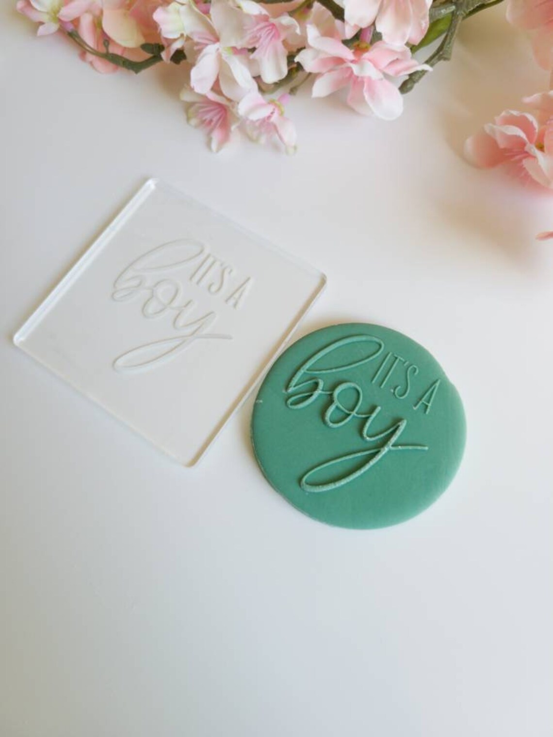 It's a Boy Cookie Embosser Cookie Embosser Custom Cookie Etsy UK