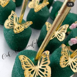 3D Butterflies | Acrylic 3D Butterflies | Butterfly Cake Charms  | Acrylic Cake Charm | Baby Shower | Candy Bar Accent| Butterflies Birthday