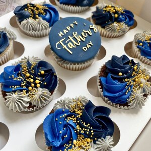 Happy Fathers Day Keksprägung| Fondant Keksprägung | Fondant Stempel | Debosser für Cupcakes Kekse |  | Cupcake Embosser | Debosser