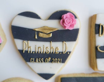 Custom PHD Fondant Stamp| Cupcake Embosser| Graduation Cupcake Topper| Graduation Fondant Stamp| Cookie Debosser | Fondant Embosser
