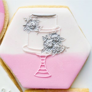 Wedding CakeFondant Stamp| Birthday Cake Stamp| Cookie Embosser| Fondant Embosser| Cookie Debosser| Cookie Stamp| Cake Embosser Stamp