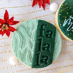 Christmas Fondant Stamp |Christmas Tree Cookie Embosser| Cupcake Embosser| Fondant Embosser| Cookie Debosser| Cookie Stamp| Reverse Stamp