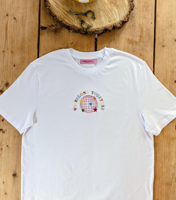 We Belong Together Embroidered Unisex T-Shirt | HS4 Inspired Embroidered T-Shirt | We Belong Together| Embroidered Tour T-Shirt