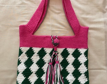 Crochet Bag, Crochet Purse, Crochet Tote Bag, Hippie Bag, Gifts for Her, Boho Bag