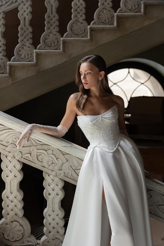 Vintage corset wedding dresses 60 photos — free download