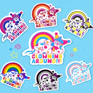 Clowning Around- Pride Stickers