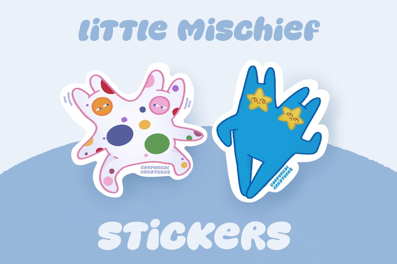 Mischief Shape Little Mischief™ Stickers - Etsy
