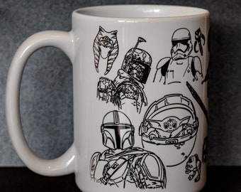Space Bounty Hunter Mug