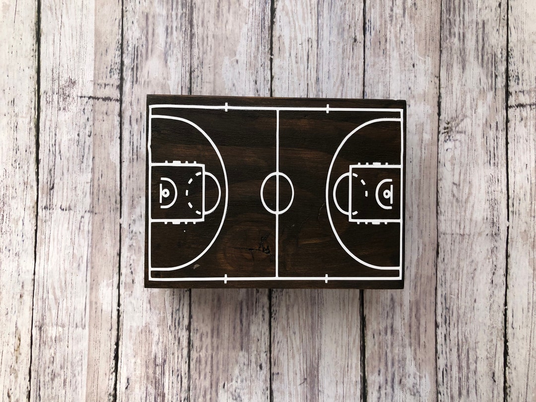 Basketball Court Sign, Basketball Tiered Tray Decor, Basketball Decor