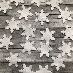 Felt Snowflake Garland, Winter Tiered Tray Decor, 36in