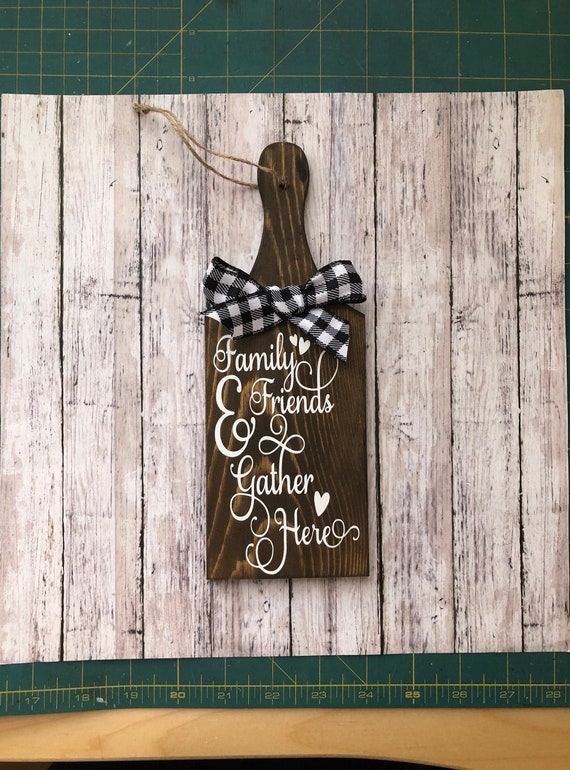 Mini Wooden Cutting Board, Kitchen Decor, Home Decor, Family