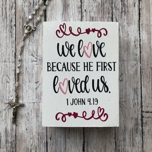 Wedding Gift, Wedding Decor, Anniversary, Bible Verse, Scripture ...