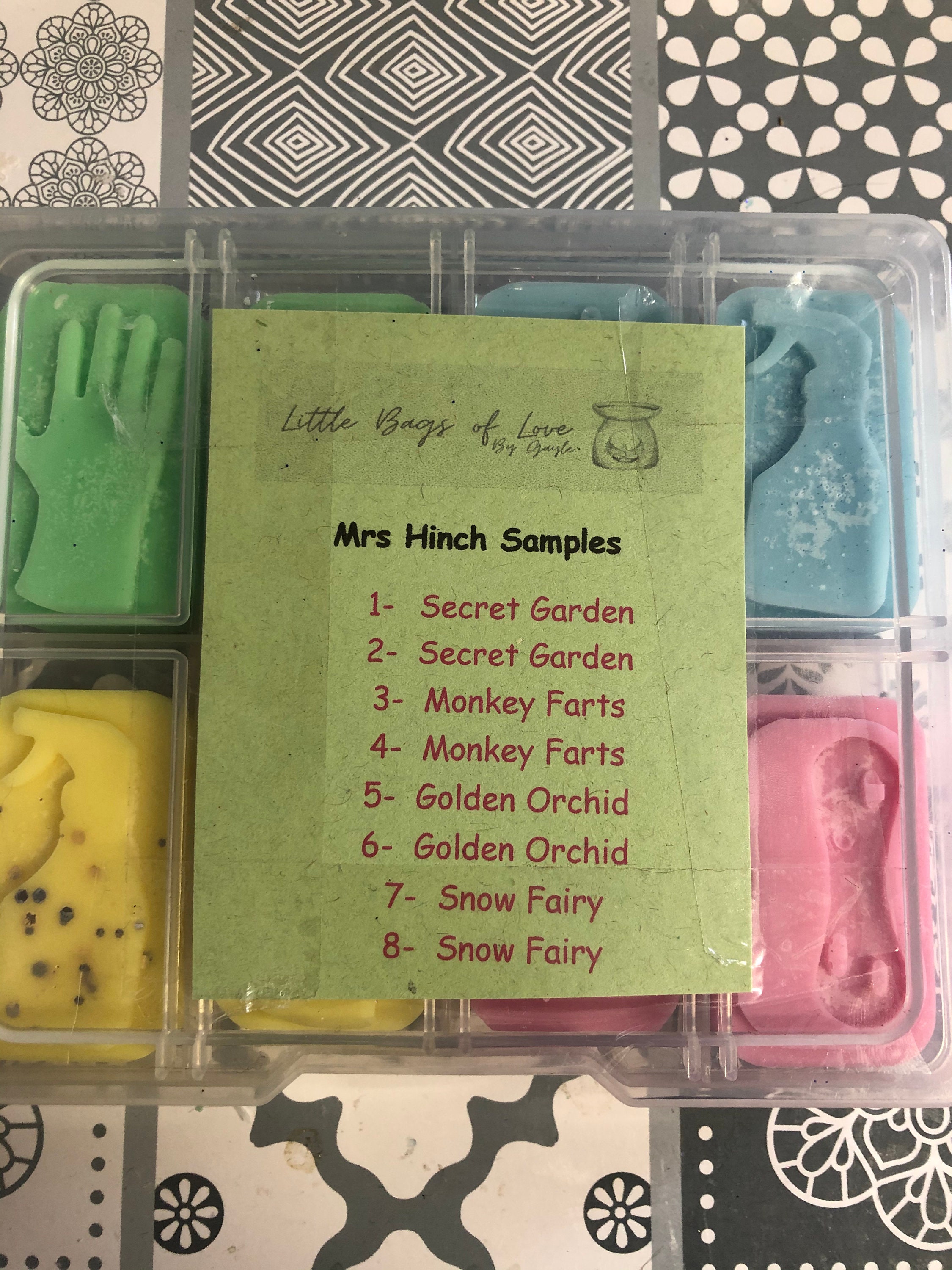 Mrs Hinch Soy Wax Melt Sample Boxes Lovely Strong Scents Etsy