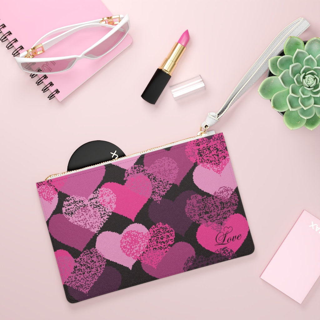 Vegan leather bag evening handbag makeup bag women gift Etsy