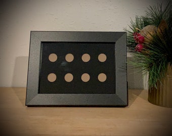 Custom Coin Display Frame | Customized Coin Matting | Collectible Coin Display | Gift for Coin Collectors | Family Heirloom Coin Framing