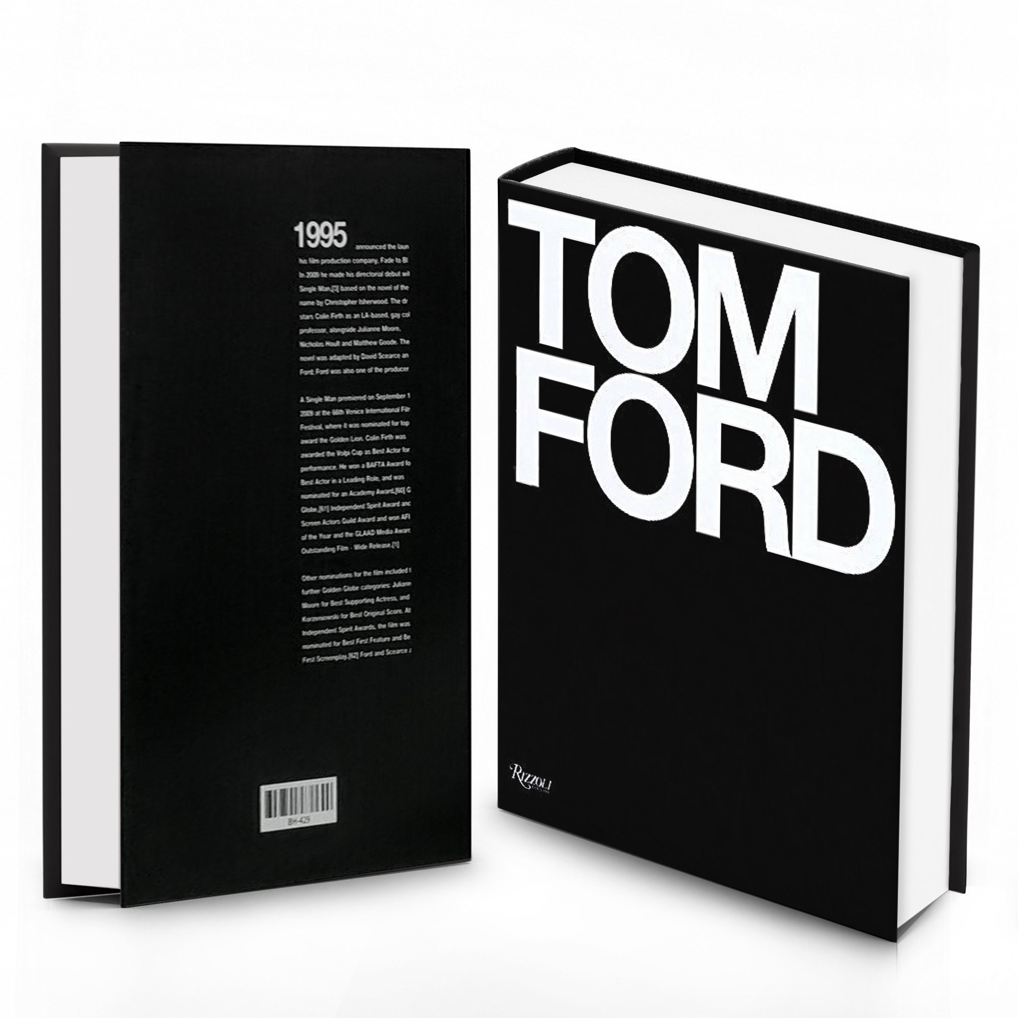 Tom Ford Black Gold Decorative Bookopenable Book Boxstorage 