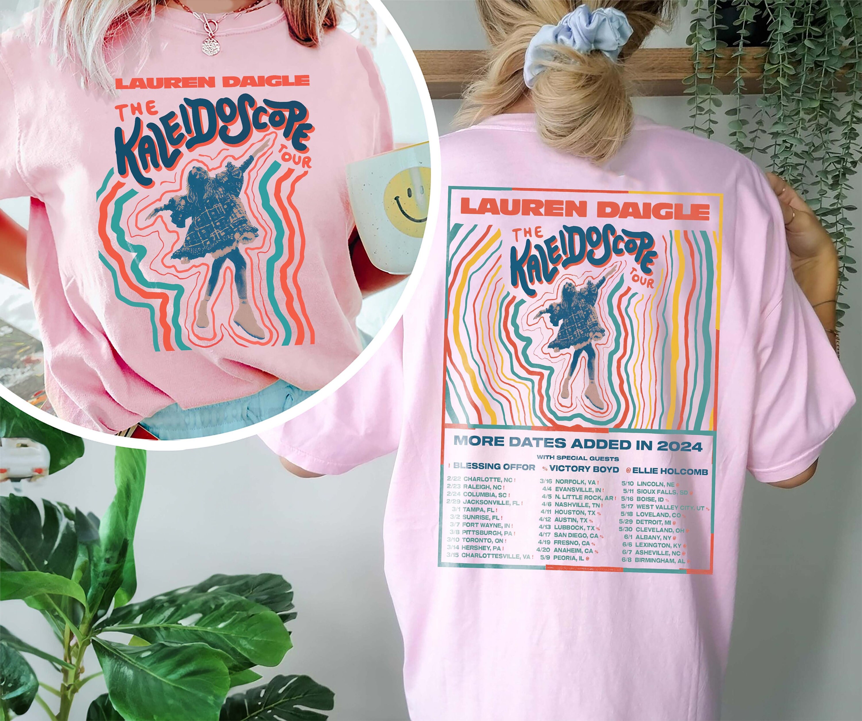 2024 Lauren Daigle The Kaleidoscope Tour 2024 Sweatshirt