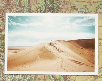 Great Sand Dunes | 4x6" | National Park Postcard | Colorado Location Postcard | Sand Dunes Postcard | Kraft Envelope