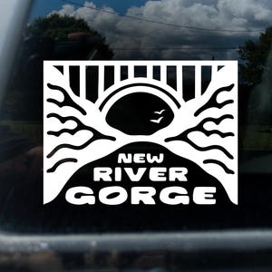 New River Gorge National Park Vinyl Decal – West Virginia Adventure Sticker