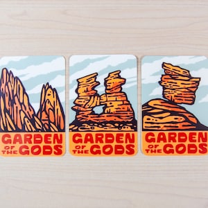 Garten der Götter Colorado Vinyl Aufkleber