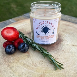 Westerlies Berries Rosemary Candle, Soy Wax Candle, Home Crafted Candle, Scented Candle image 4