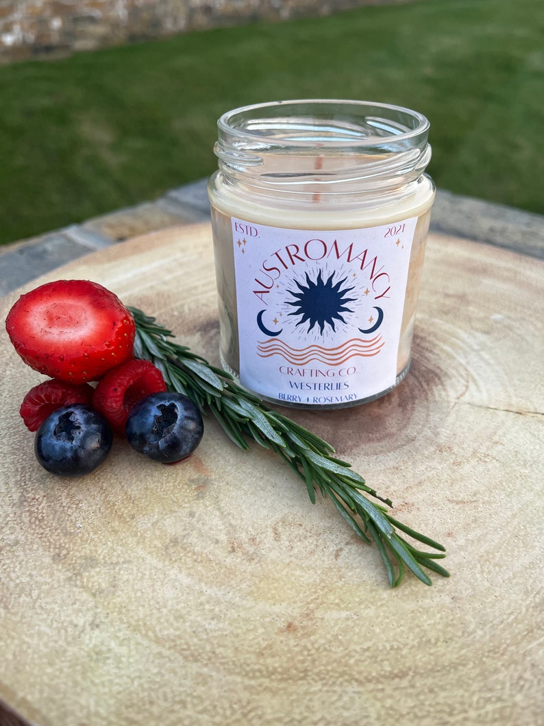 Westerlies Berries Rosemary Candle, Soy Wax Candle, Home Crafted Candle, Scented Candle image 4