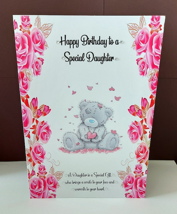 Me To You Geburtstagskarte 'Lovely Daughter' Mit Tatty Teddy – 15,2 X 22,9 Cm, Mit Goldfolie