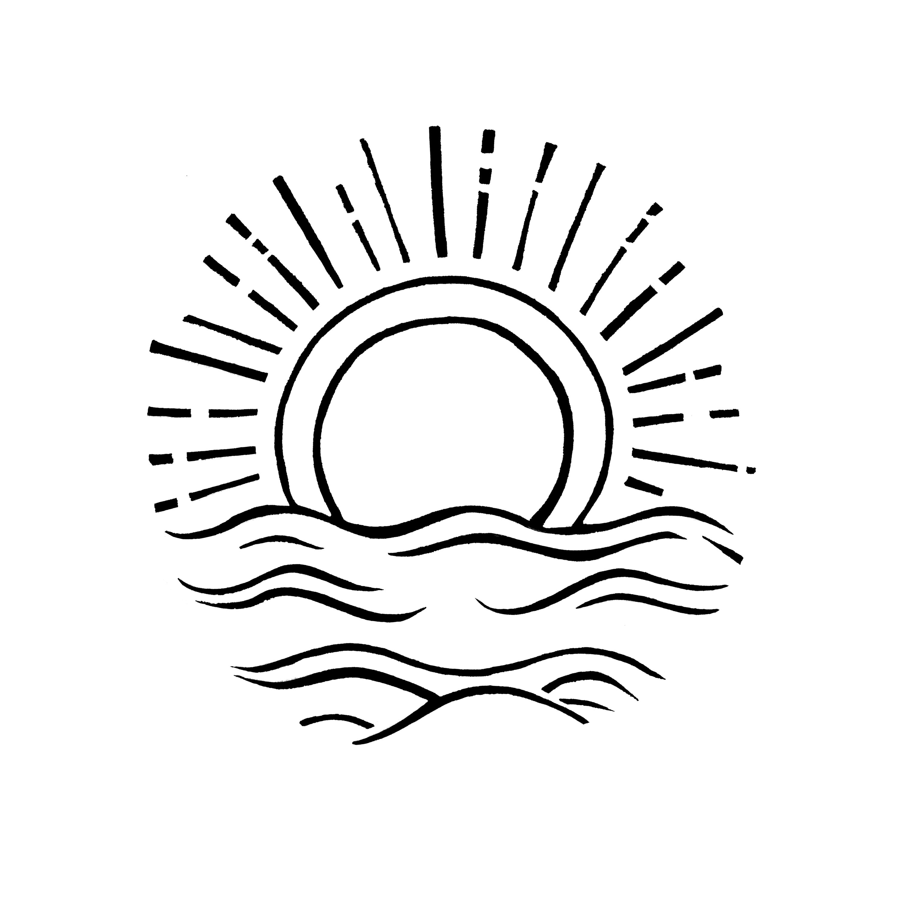 Sun Clip Art Black And White
