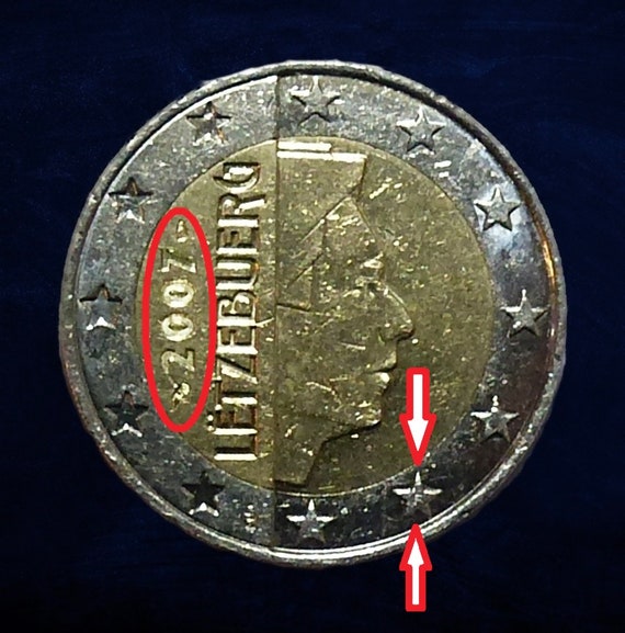 2 Euro Münze Luxemburg 2007 Wert 2 Euro-Münze Luxemburg 2007NEUE EUROPA-KARTE und mit F im - Etsy.de