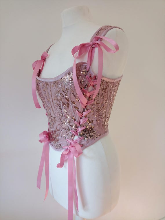 Corsetto vintage con lacci-AliExpress