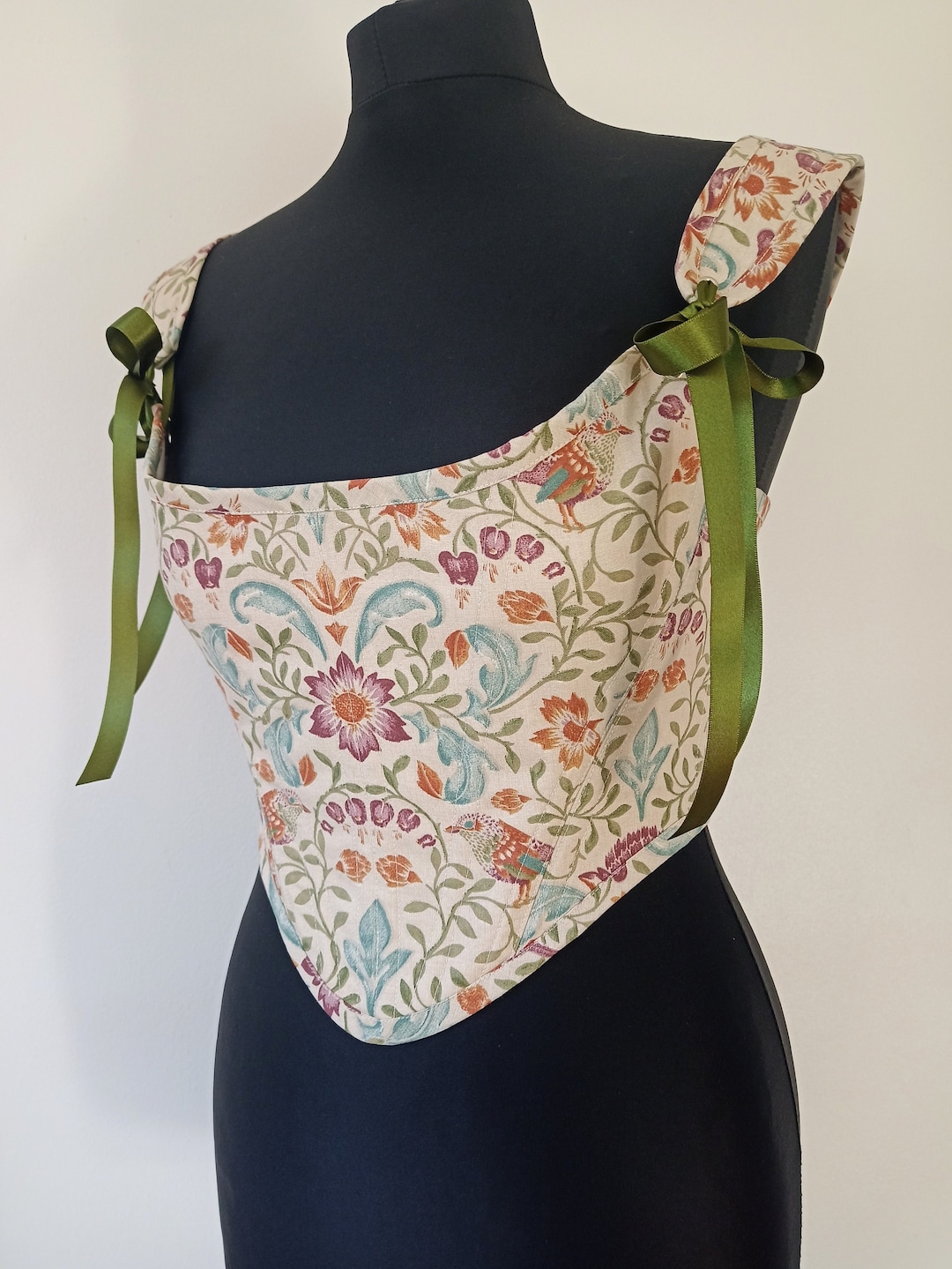 Strawberry Daisy Renaissance Corset Bodice Stays main image 0