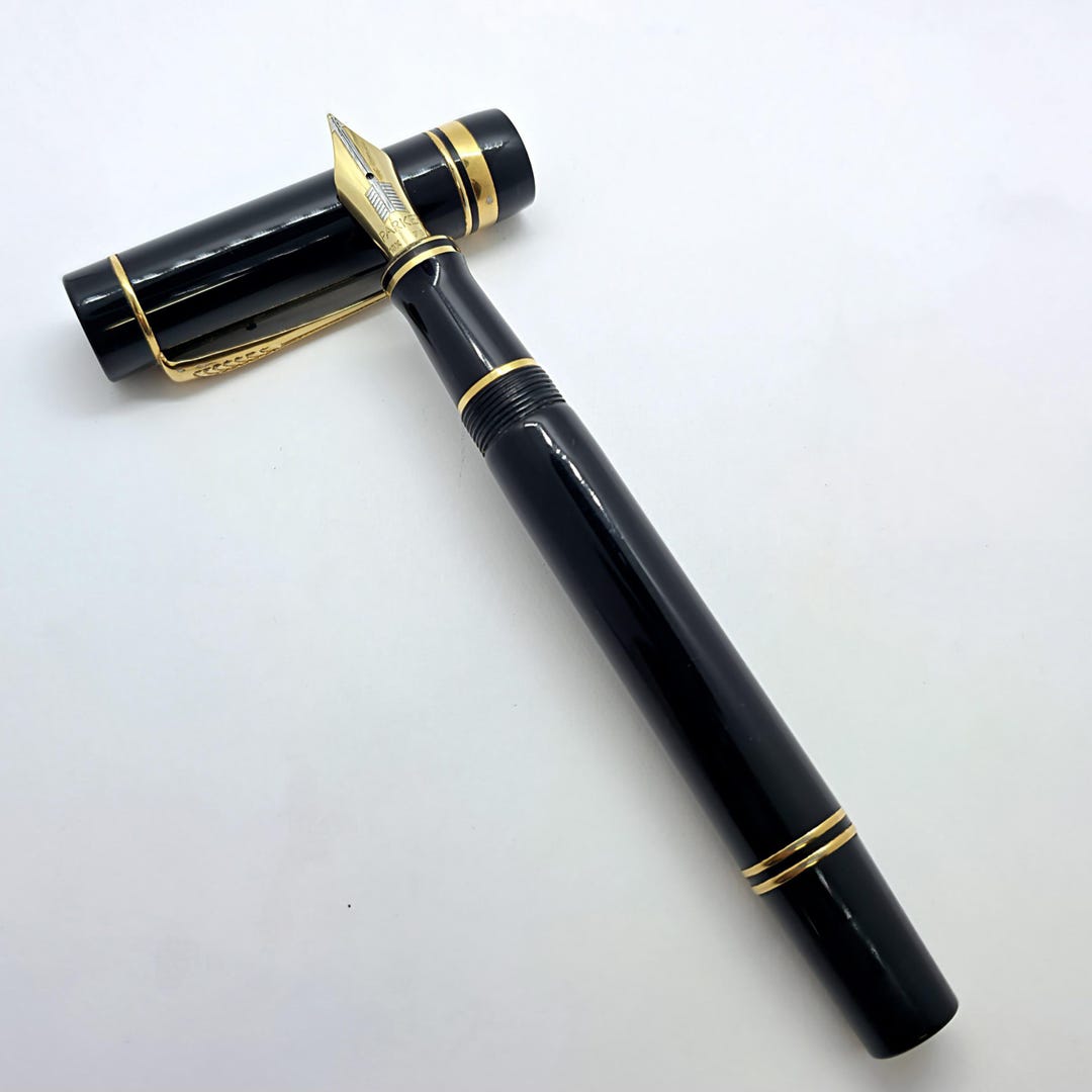 Parker Duofold Centennial Fountain Pen Bicolor 18k 750 Gold - Etsy