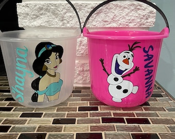 Personalized Character Halloween Bucket