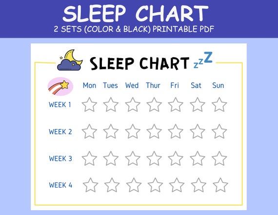 Le tableau du sommeil pour les petits (3-6ans) - Outils routines