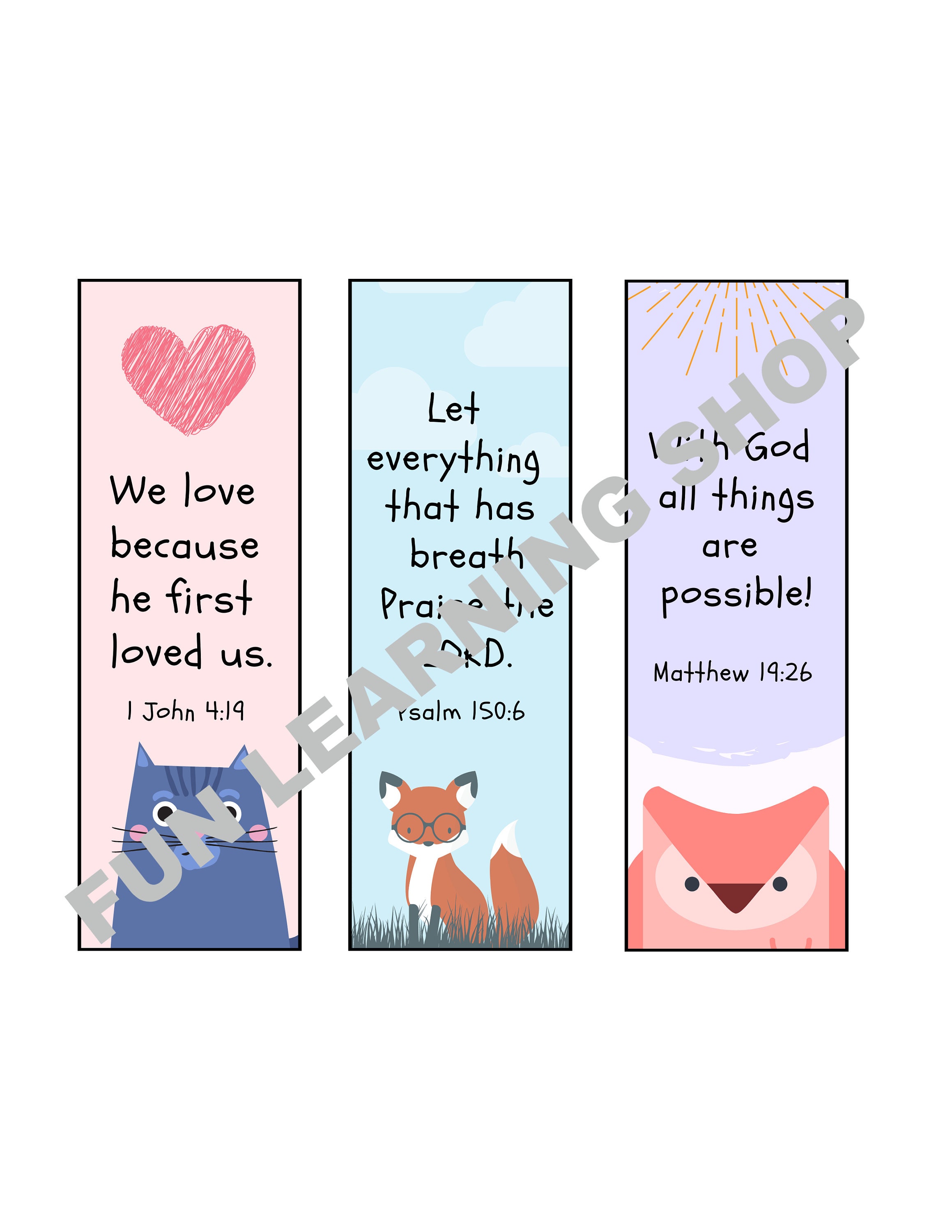 3 printable bible verse bookmarks scripture bookmarks faith etsy