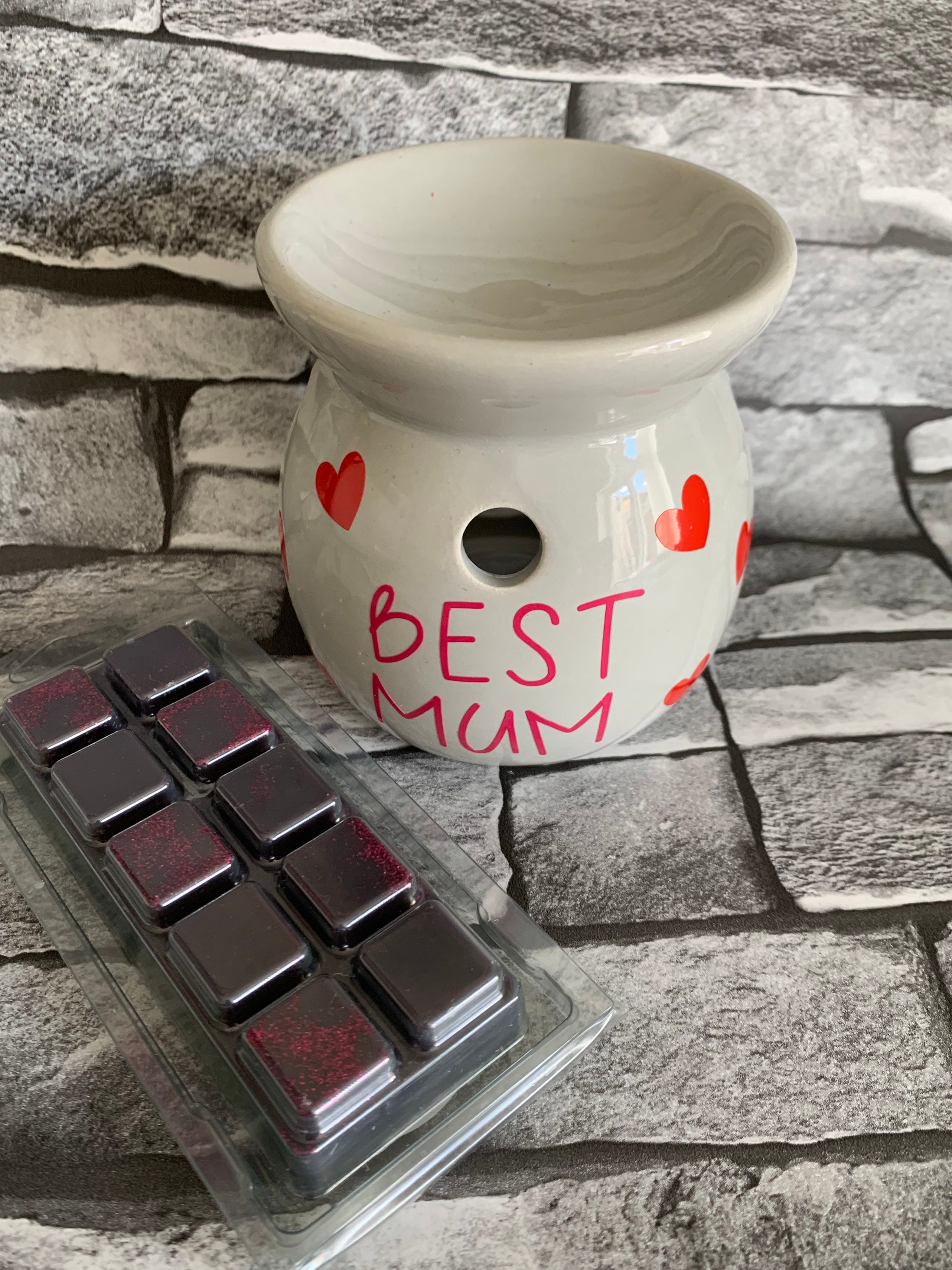 Personalised Wax Burner and Wax Melt Clam Shell Wax Melts Etsy