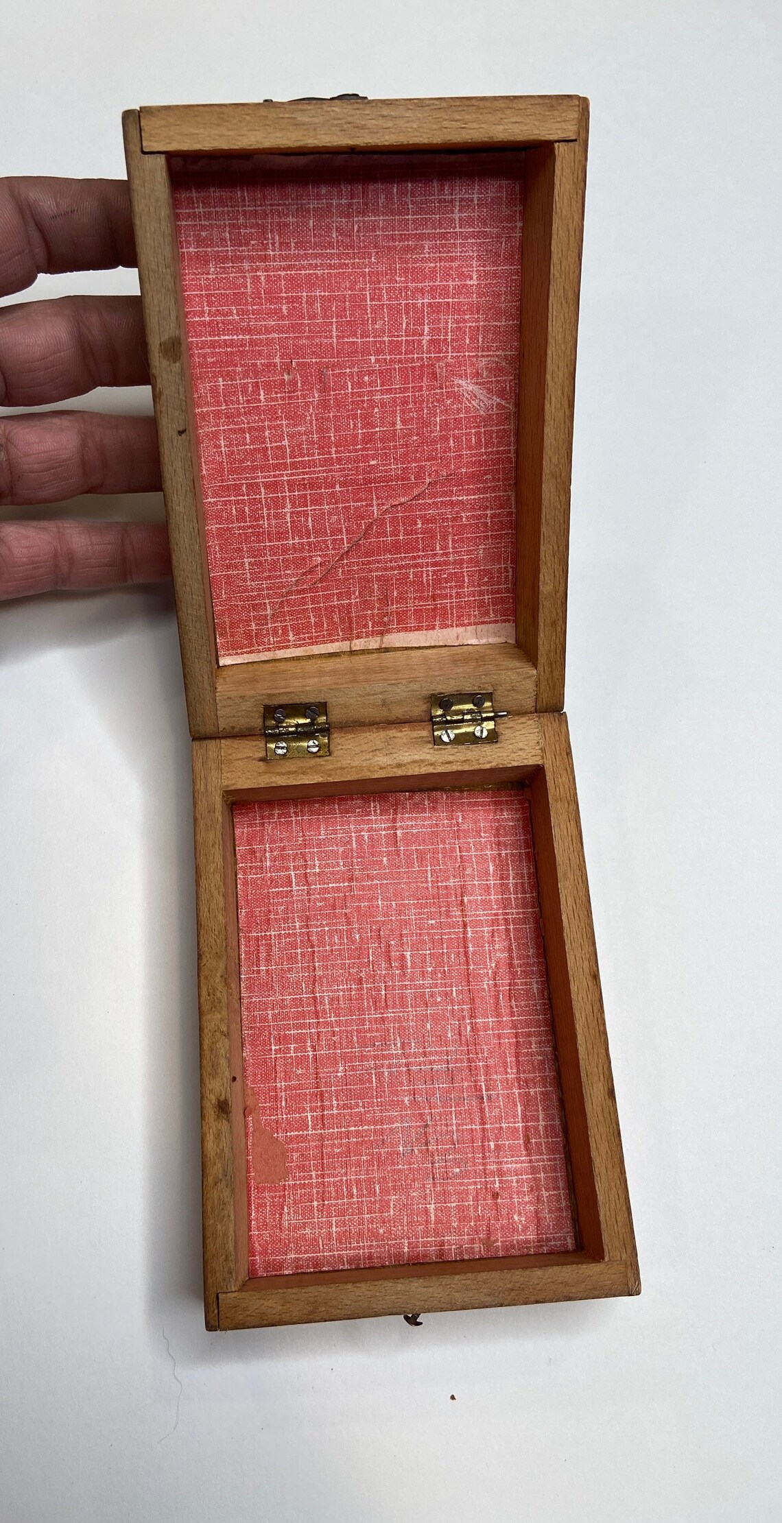 Antique Wooden Cribbage Board Etsy