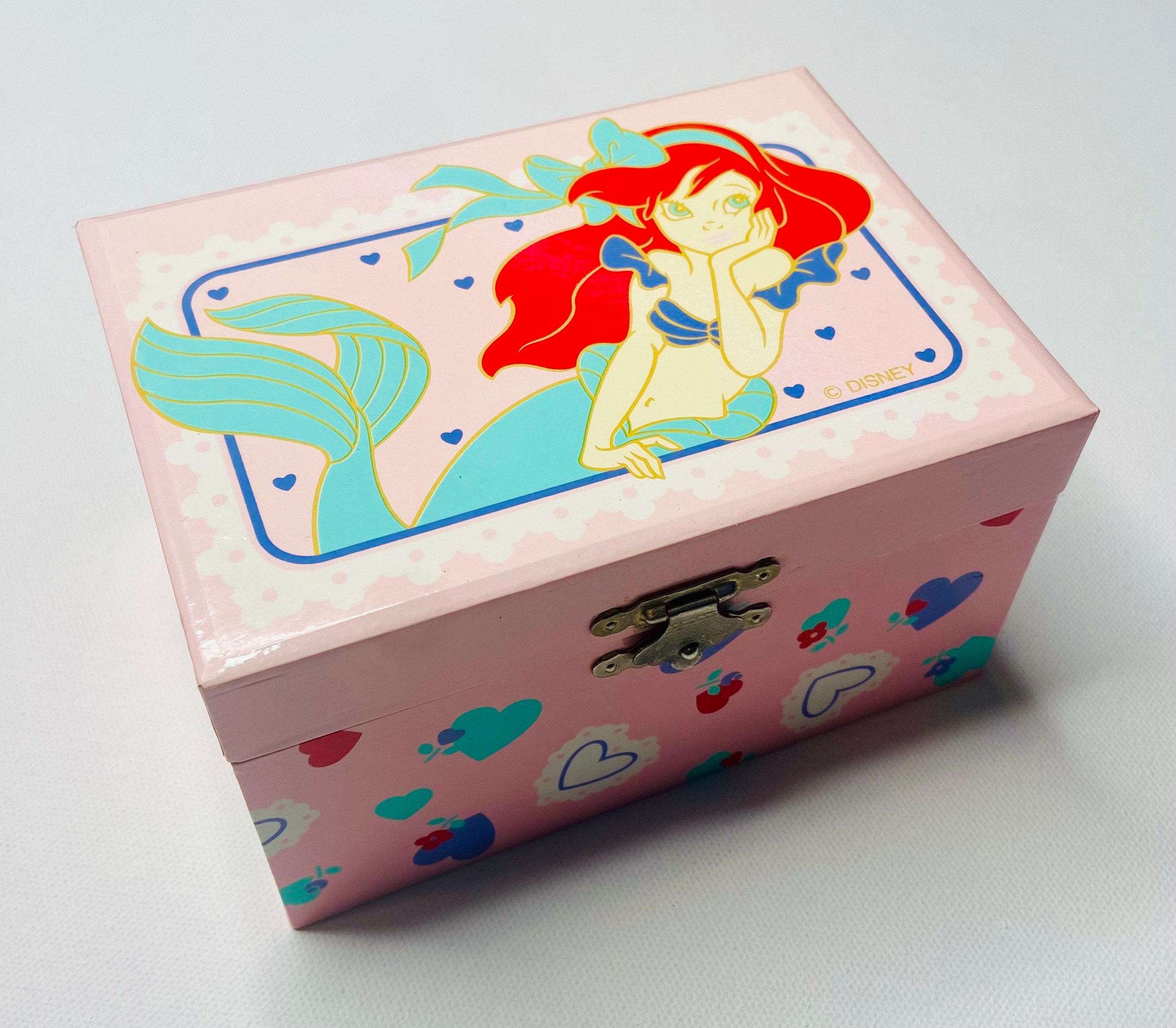 Vintage The Little Mermaid Jewelry Box with wind up back circa Etsy