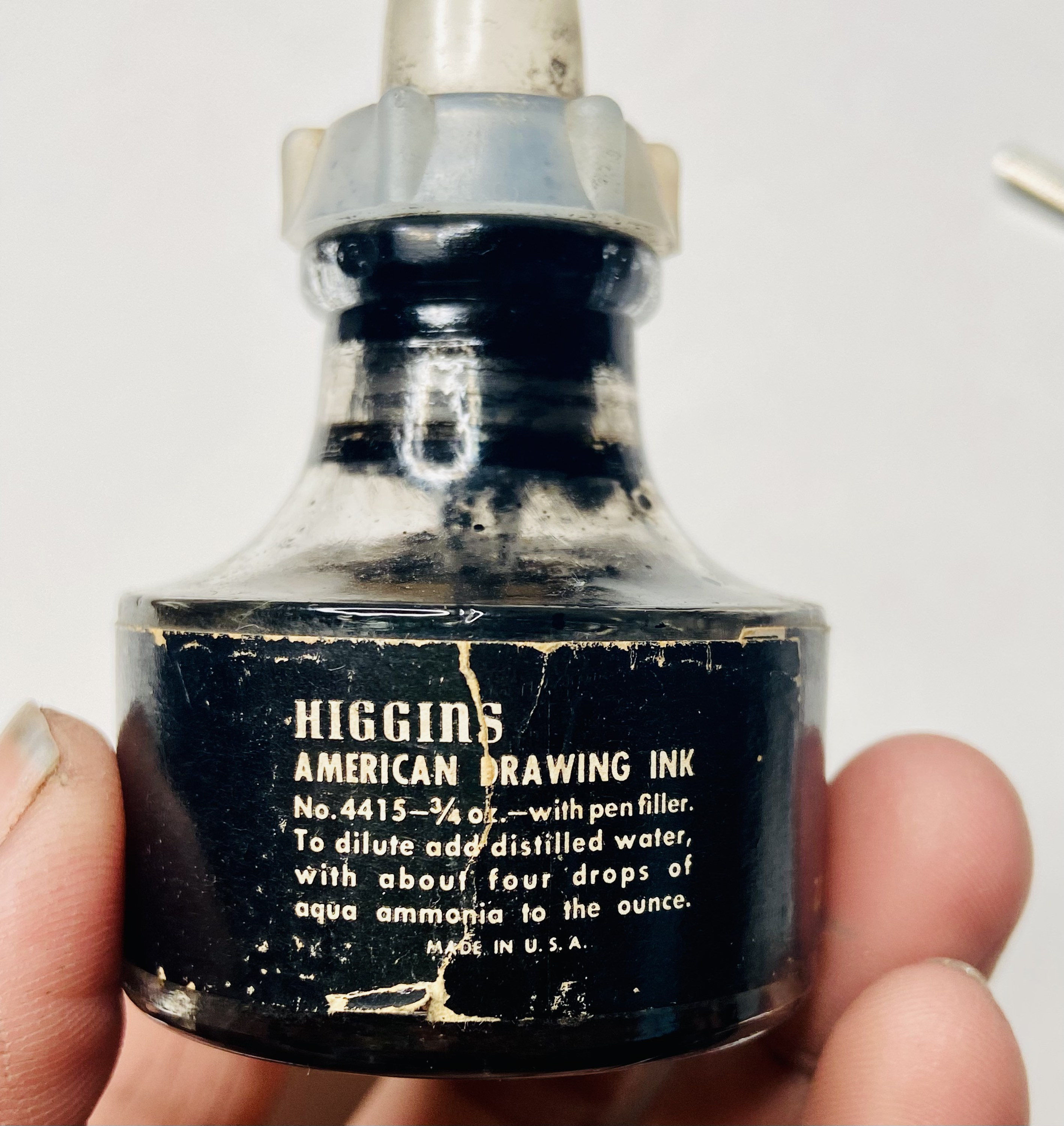 Antique vintage Higgins American India ink waterproof black Etsy