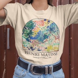 Henri Matisse Art Shirt, Landscape at Collioure Famous Artist Vintage Shirt, Cottagecore Renaissance Aesthetic Art History Clothing