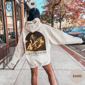 Artemisia Gentileschi Art Hoodie, Judith Slaying Holofernes Famous Artist Sweater, Feminist Women Rights Vintage Renaissance History
