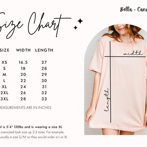 a women's size chart for a t - shirt