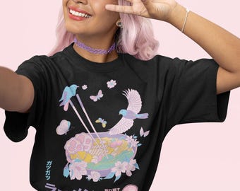 Ramen Shirt, Ramen Bowl Pastel Kawaii Shirt, Ramen Lover Gift, Noodles Shirt, Ramen Funny Ramen T-shirt, Foodie Gift, Japanese Ramen Life