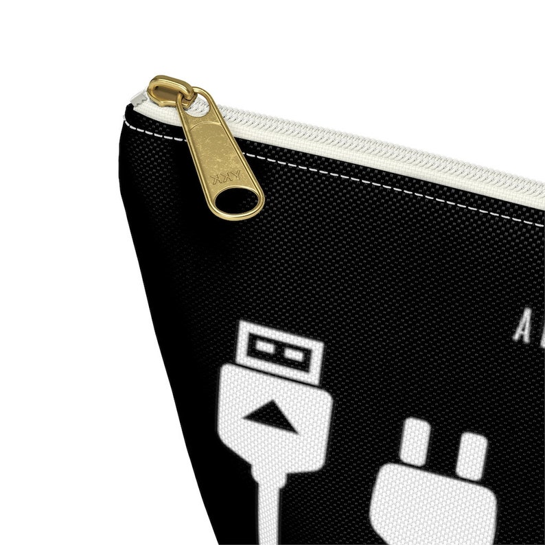 Cables Accessory Bag, Charger Storage, Travel Organizer, Funny Cable Organizer, Accessory Pouch Storage Bag, Funny Gift for Dad, Travel Gift image 8