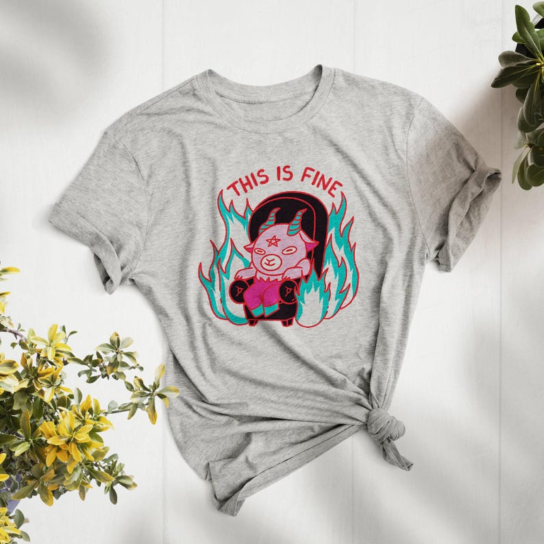 Harajuku Baphomet Pastel Goth Shirt, Pastel Goth Clothing, Harajuku Shirt, Cryptid Shirt, Kawaii Clothes, Kawaii Goth, Kawaii Goat Shirt image 8