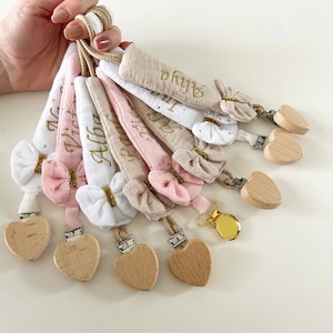 Personalized fabric pacifier clip image 6