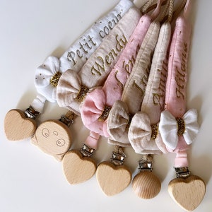 Personalized fabric pacifier clip image 10